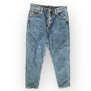 GAP Loose Fit Mom‎ Jean Womens Size 10 Med Wash Denim High Rise Jeans Y2K Style